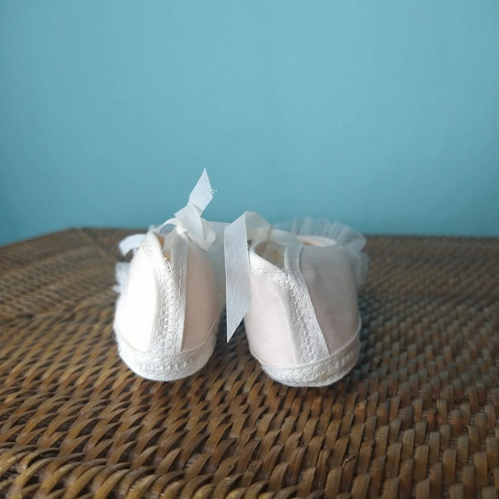 Newborn Infant baby soft shoe vintage antique